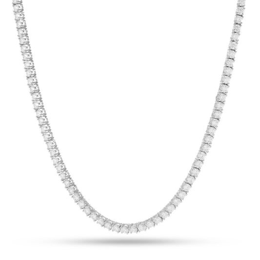 3mm White Gold Tennis Chain