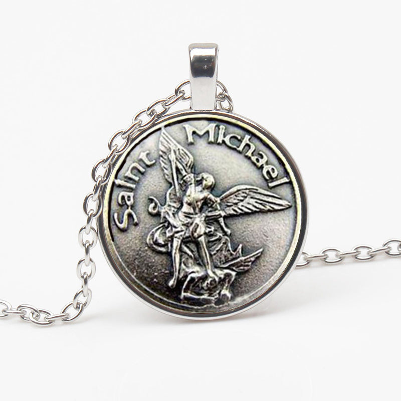 St.Michael Charm Necklace