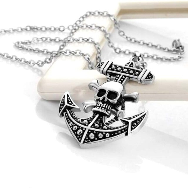 Pirate Anchor Necklace