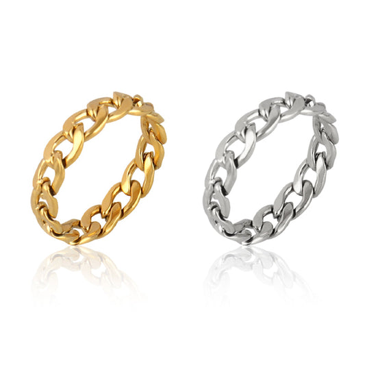 Chain Stainless Rings