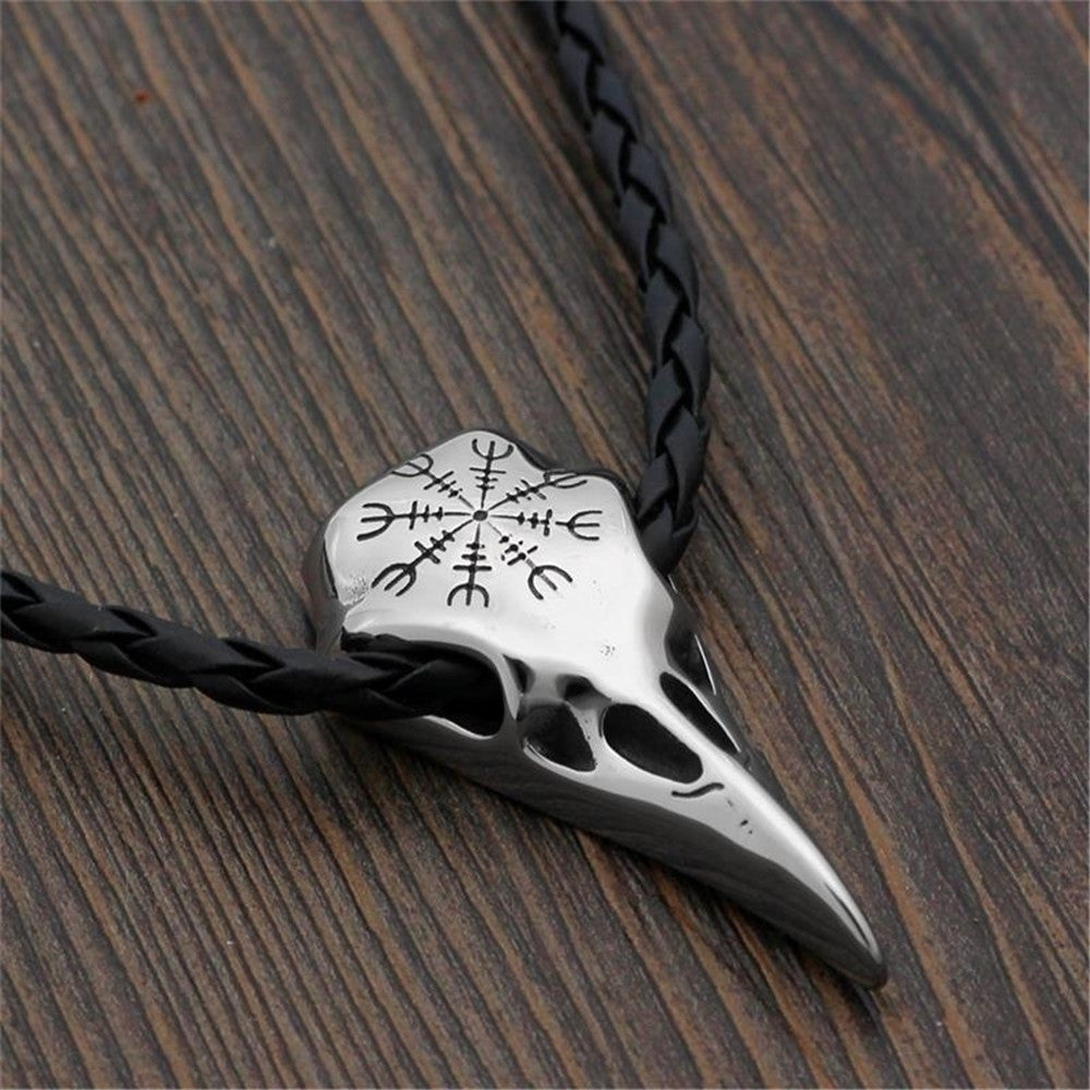 Raven Skull Pendant