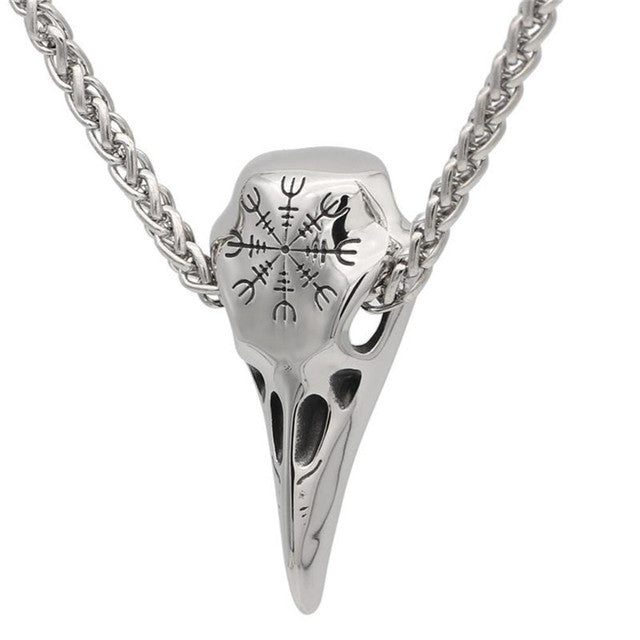 Raven Skull Pendant