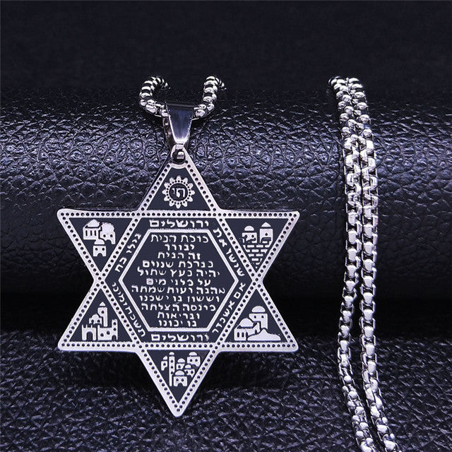 Hexagram Jerusalem Star Necklace