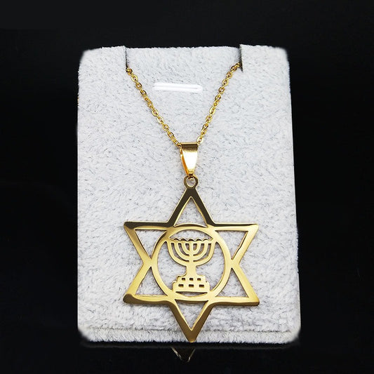 Seal Star of David Necklace