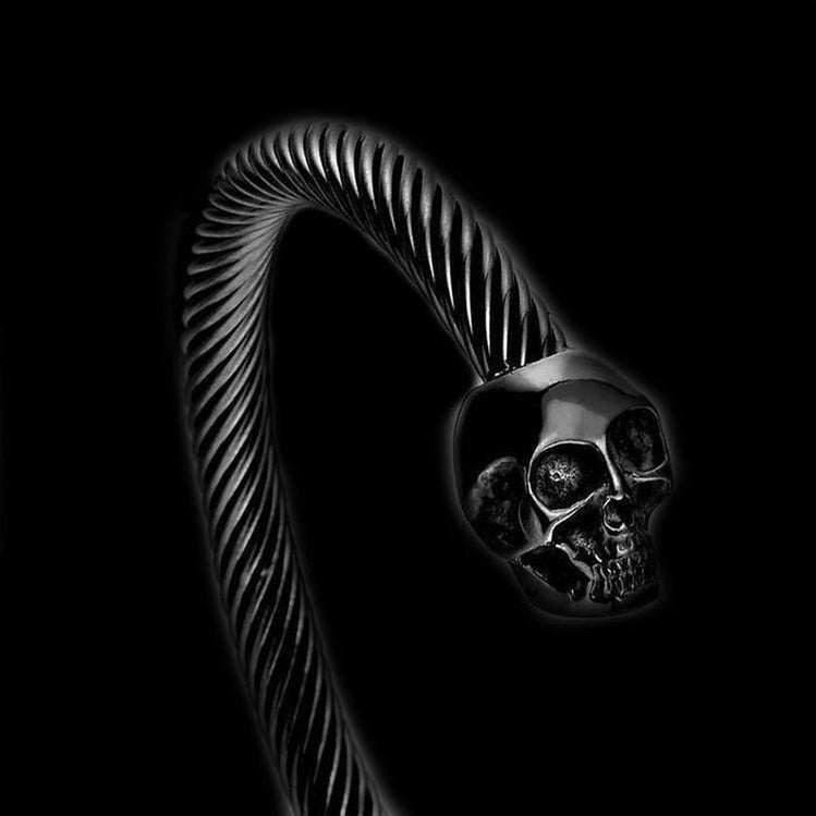 [Stainless Steel] Twisted Skull