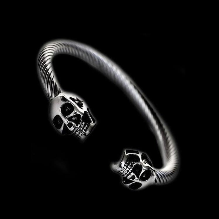 [Stainless Steel] Twisted Skull