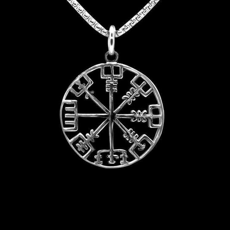 [Stainless Steel] Vegvisir Compass